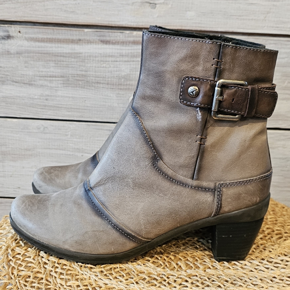 Pikolinos Gray Taupe Brown Booties Size 40